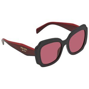 Sale! Ladies Prada Mirrored Red Sunglasses